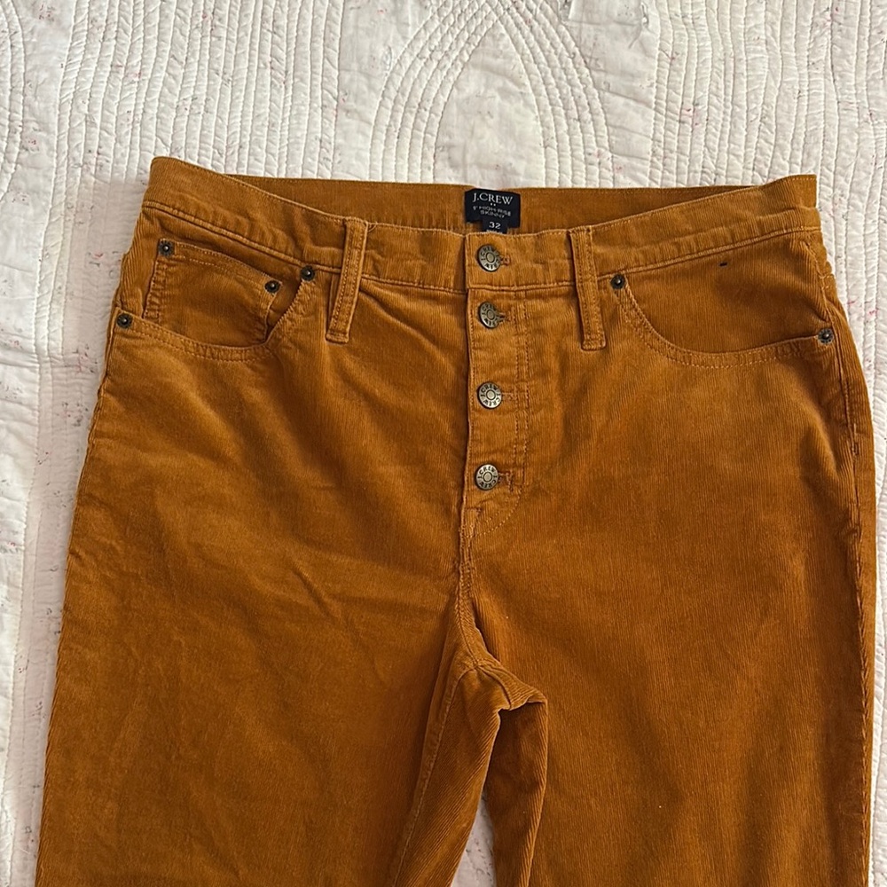 J.Crew Mustard Corduroy Pants, size 32, LIKE NEW, NWOT, plus size, fall, spring